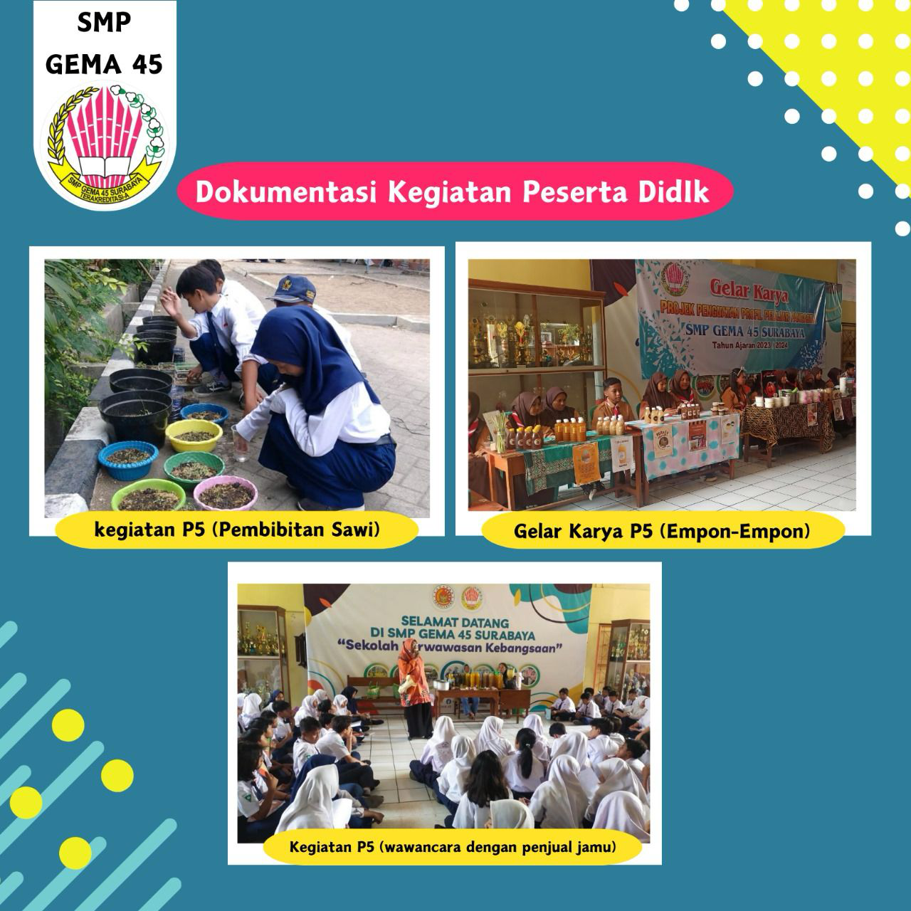 DOKUMENTASI KEGIATAN PESERTA DIDIK