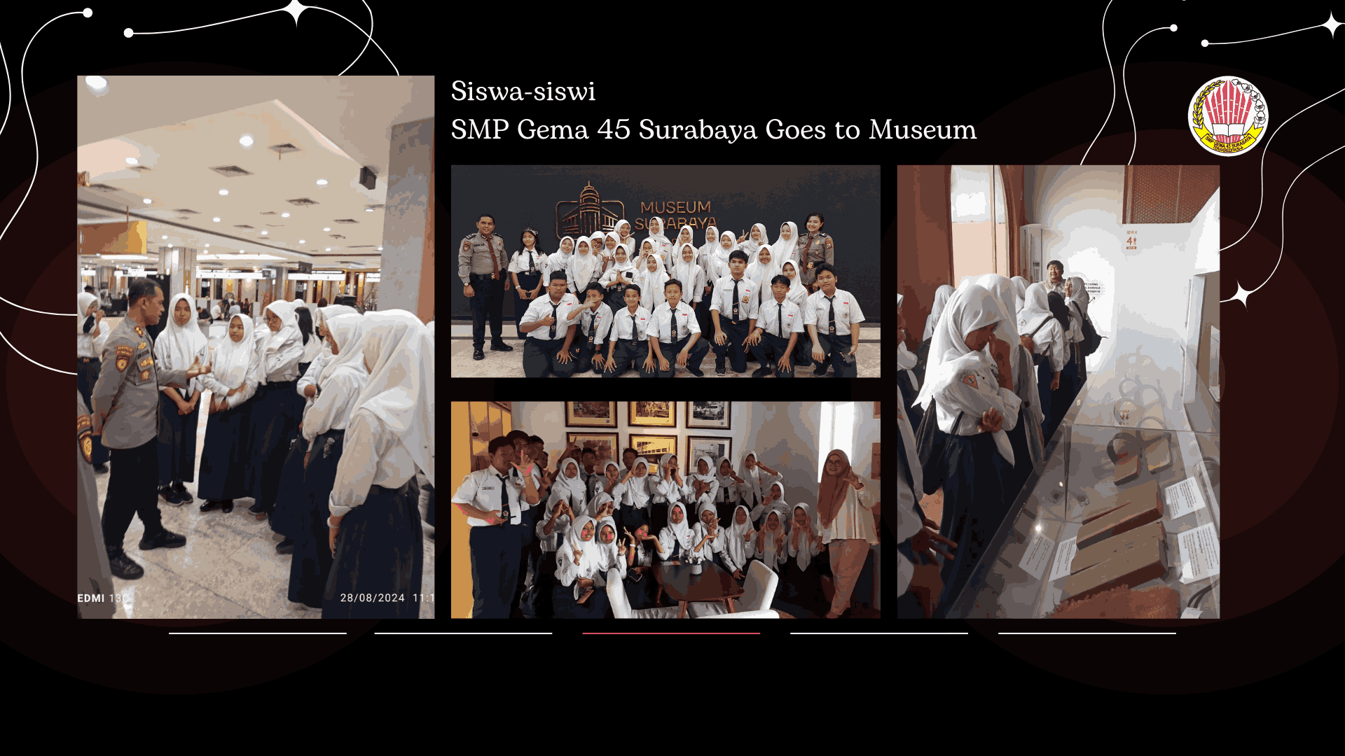 Dokumentasi Siswa-siswi SMP Gema 45 Goes to Museum